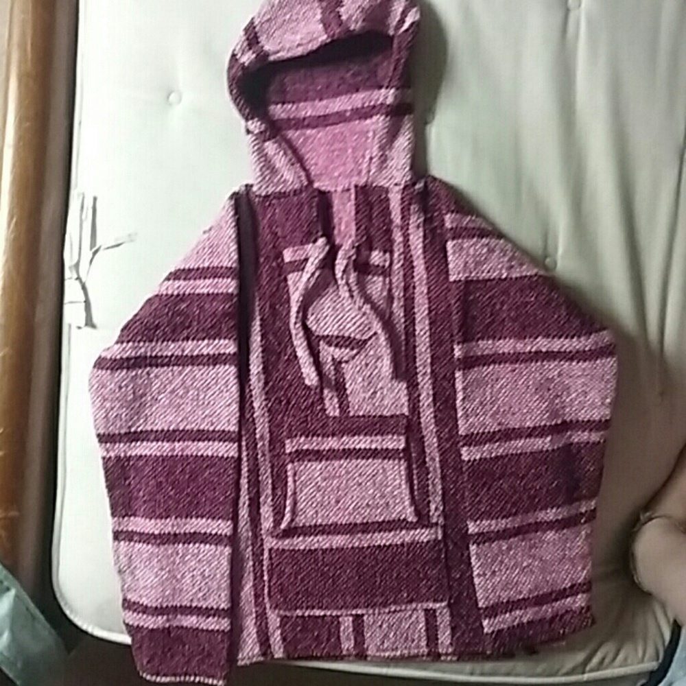 A hand knitted sweater